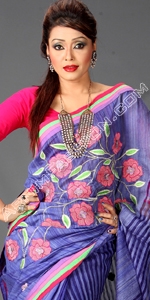 Bangladeshi Andy Silk  Dhakai Jamdani Saree, Eid Collection 2014, Saree, Sharee, Sari, Bangladeshi Saree