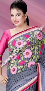 Half Silk Saree Eid Collection 2015, Saree, Sharee, Sari, Bangladeshi Saree